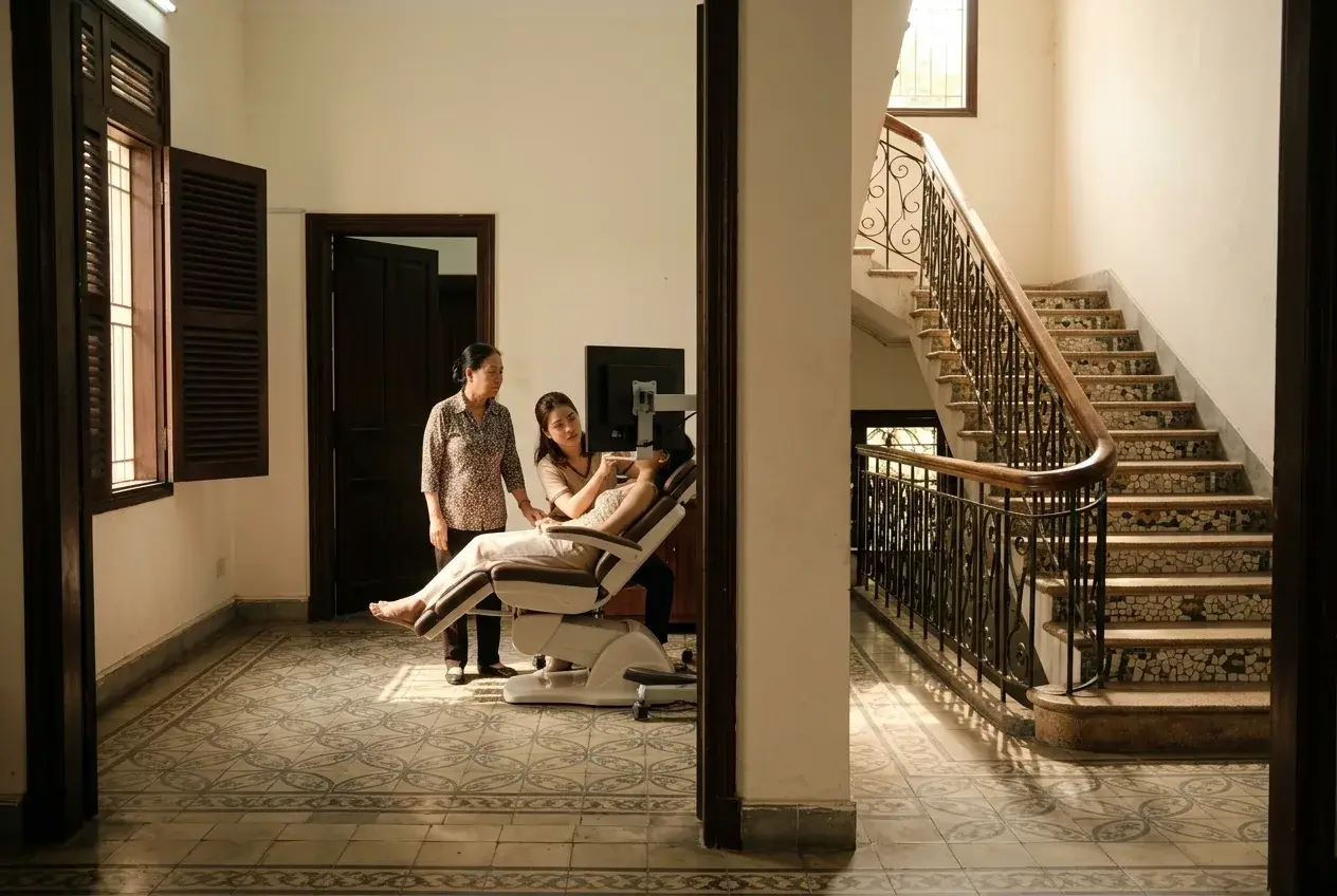 Biệt thự nhìn từ bên trong 3
